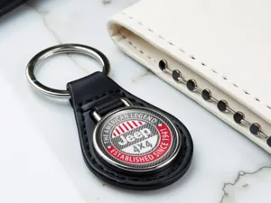 Jeep Luxury Keychain High-Quality Leather S Racing Style